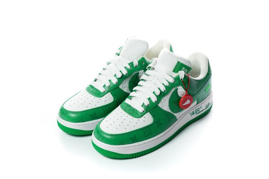 Louis Vuitton x Nike Air Force 1 Low by Virgil Abloh“绿/白”