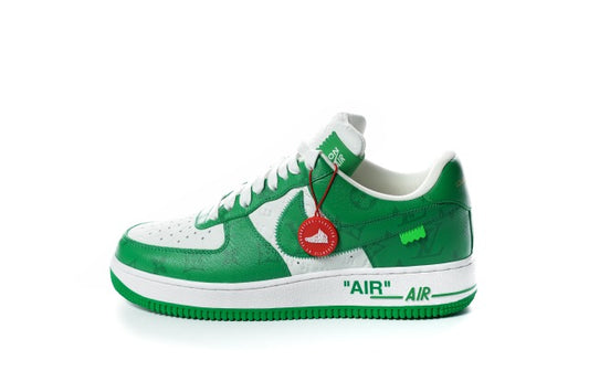 Louis Vuitton x Nike Air Force 1 Low от Вирджила Абло «Зеленый/Белый»