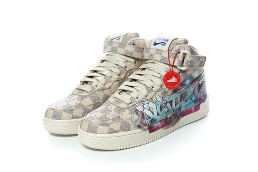 Louis Vuitton x Nike Air Force 1 Midcut 由“Graffiti”设计