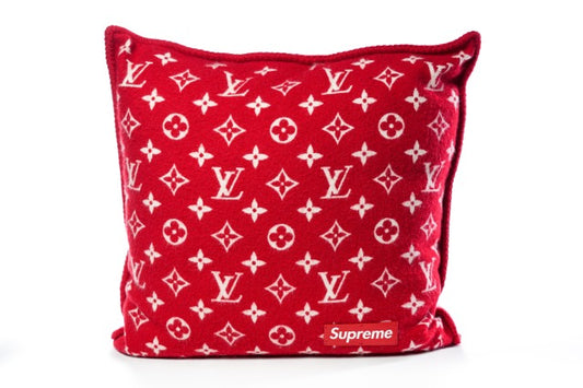 Louis Vuitton x Supreme Monogram Pillow Red