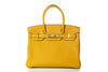 Hermes Birkin 30 Jaune De Naples Taurillon Clemence