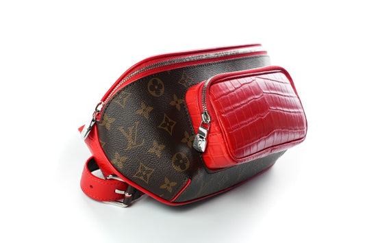 Louis Vuitton Bam Bag Monogram Crocodile