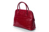 Hermes Bolide 31 Alligator Braise A Stamp красный