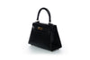 Hermes Mini Kelly Box Calf Black