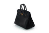 Hermes Birkin 25 "C" Gold Hard Ware Black Togo