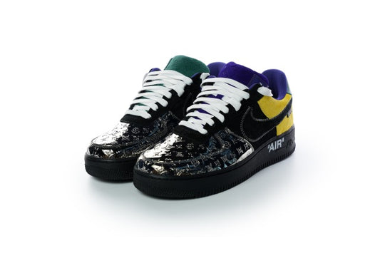 路易威登 Nike Air Force 1 LowBy Virgil Abloh 黑色金属银色