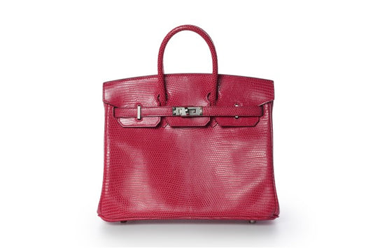 Birkin 25 Varanus Lizard Rose Extreme