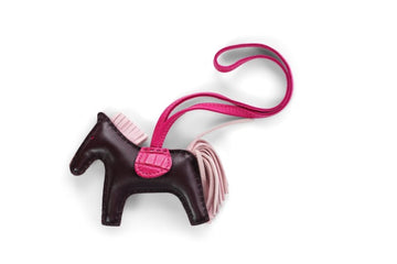 Hermes Rodeo Charm PM Rose Mexico Pink