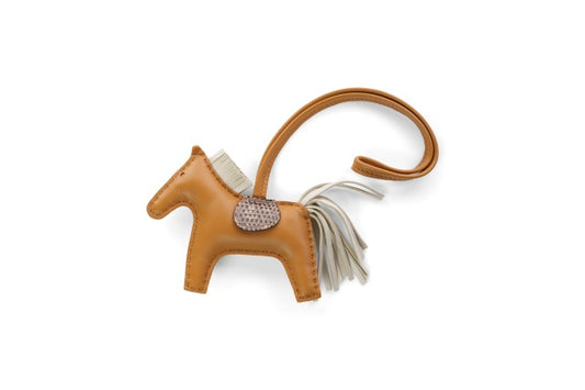 Hermes RODEO CHARM PM оранжево-коричневый
