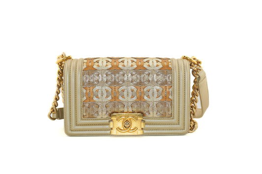 Chanel Boy Medium Gold Mini Shoulder Bag