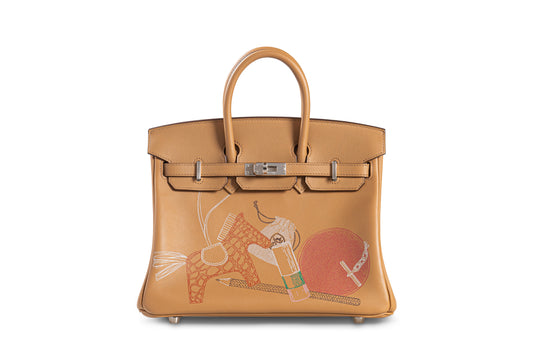 Hermes Birkin 25 In and Out Swift, Chai