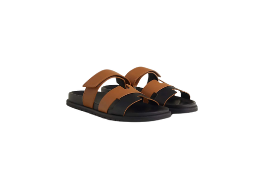 Hermes Chypre Sandals Moca For Men 42/27cm