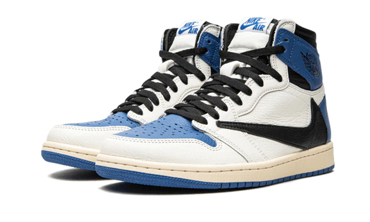 Nike Air Jordan 1 Retro High Travis Scott "Sail Black Military Blue" Sneaker
