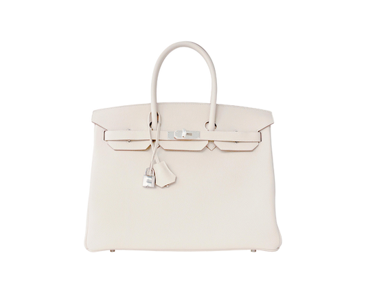 Hermes Birkin 35 Taurillion Clemence Craie