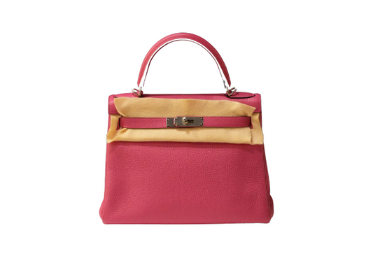 Hermes Kelly 28 Togo Rose Shocking