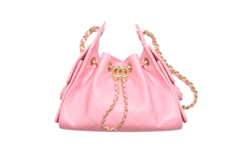 Chanel Handbag25 Pink Mini Grained Calfskin & Gold Tone