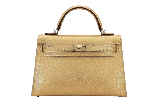 Hermes Mini Kelly Chevre Chamkilight GHW (K:2025)