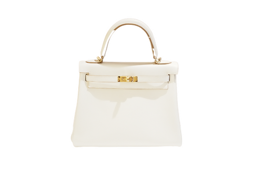 Hermes Kelly 25 Swift Gris Pale W stamp