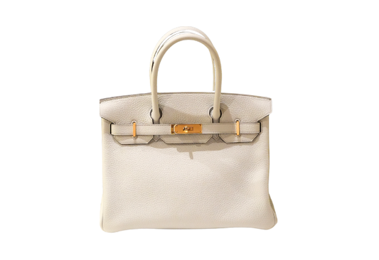 Hermes Birkin 30 Togo Mushroom B stamp
