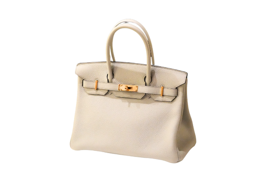 Hermes Birkin 30 Togo Mushroom B stamp