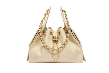 Chanel Handbag25 Beige Small Grained Calfskin & Gold Tone