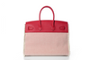 Hermes Birkin 35 Swift Touch Fray Fray Framboise Toile