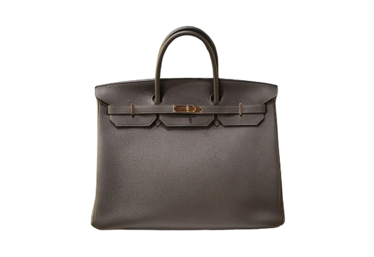 Hermes Birkin 40 Taurillon Clemence Etain
