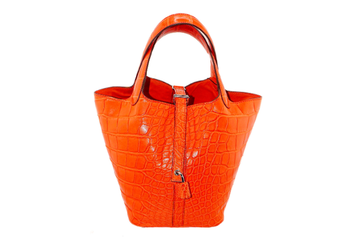 Hermes Picotin PM Alligator Orange