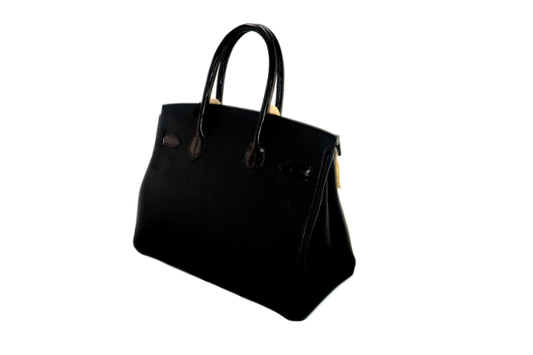 Hermes Birkin 30 Togo Touch Matte Alligator Black