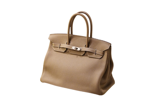 Hermes 35 Taurillon Clemence Etoupe