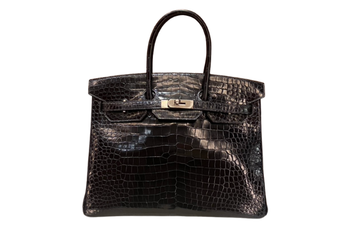 Hermes Birkin 35 Crocodile Porosus Bleu Marine ◻︎O (2011)