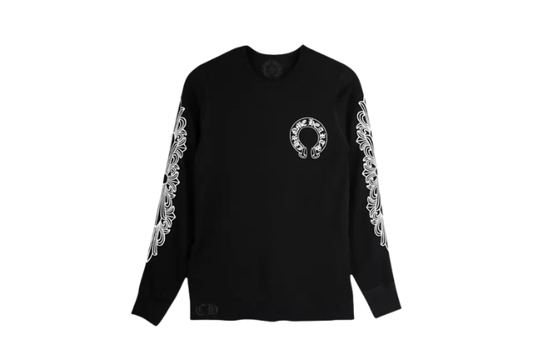 CHROME HEARTS Thermal Horse Shoe Long Sleeve T-Shirt