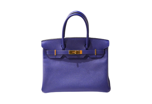 Hermes Birkin 30 Epsom Blue Electric