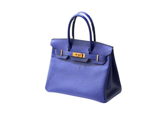 Hermes Birkin 30 Epsom Blue Electric