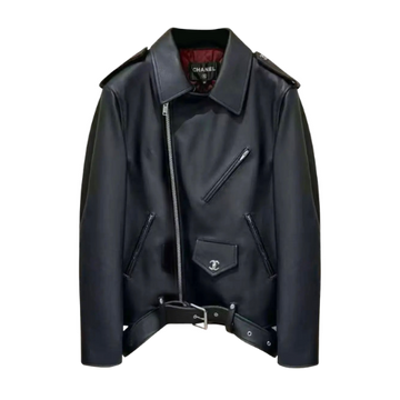Chanel Calf Skin black jacket size 38