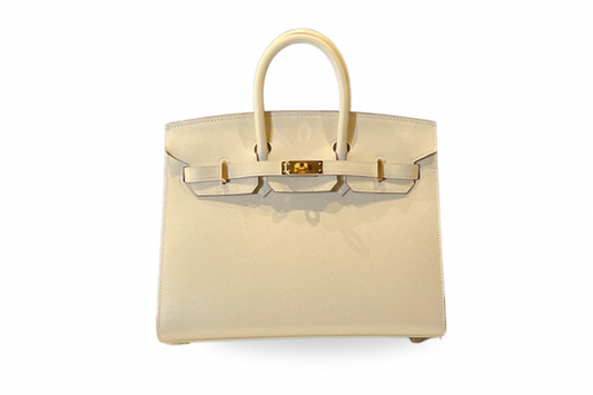 Hermes Birkin 25 Epsom Sellier Craie