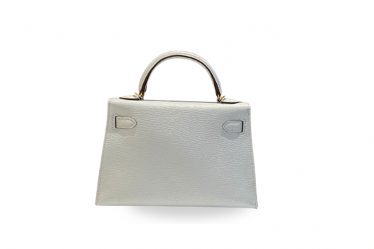 Hermes Mini Kelly Ⅱ Cheval Bleu Lin