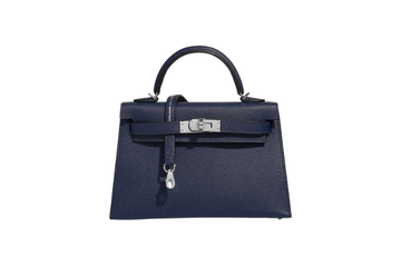 Mini Kelly Veau Madame Blue Navy