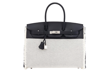 Hermes Birkin 35 Fray Fray Black