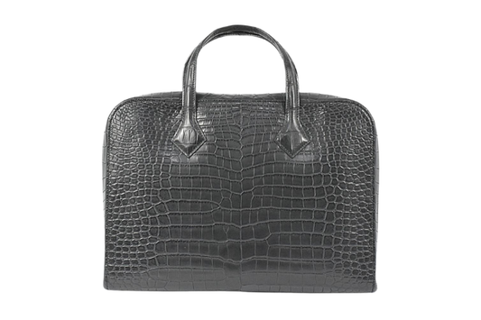 Hermes Victoria Light Porosus Black