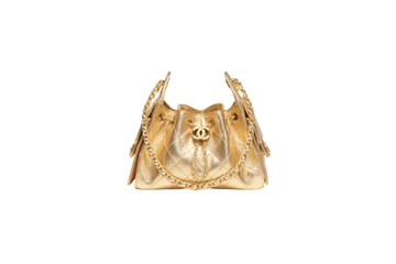 Chanel Handbag 25 Gold Mini Grained Calf Skin & Gold Tone