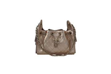 Chanel Handbag 25 Rose Gold Mini Grained Calf Skin & Rose Gold Tone