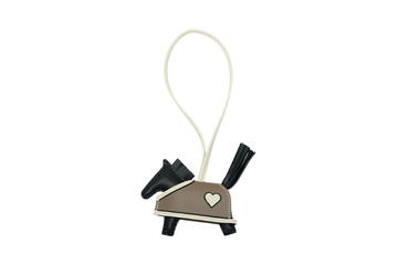 Hermes Rodeo Cool Charm Heart Black