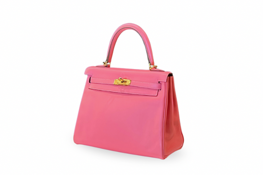 Hermes Kelly 25 Swift Rose Azalee