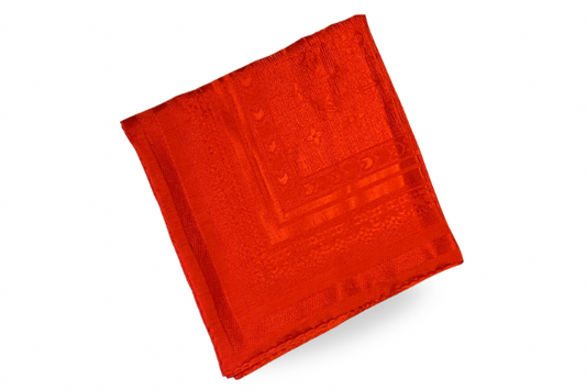 Louis Vuitton Red Silk Scarf