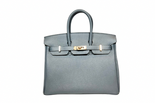 Hermes Birkin 25 Togo Gris Misty W Stamp