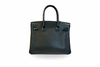 Hernes Birkin 25 Alligator Touch Togo Black B stamp
