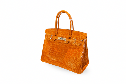 Hermes Birkin 30 Crocodile Porosus Orange