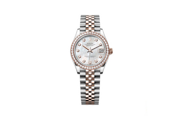 Rolex Date Just 279381RBR 28mm 9P Rose Star Diamond with Diamond IX Dial