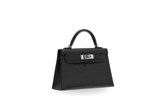 HERMES Mini Kelly Ⅱ Epsom Black B stamp